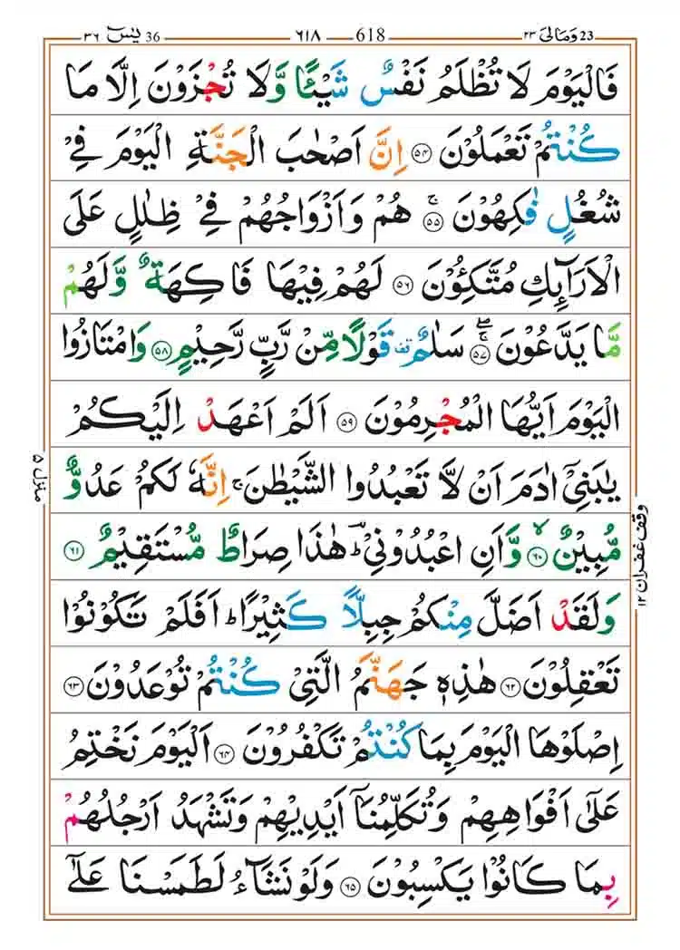 Surah Yasin Page 6