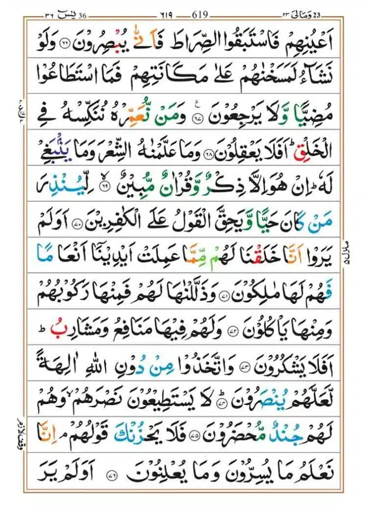Surah Yasin Page 7