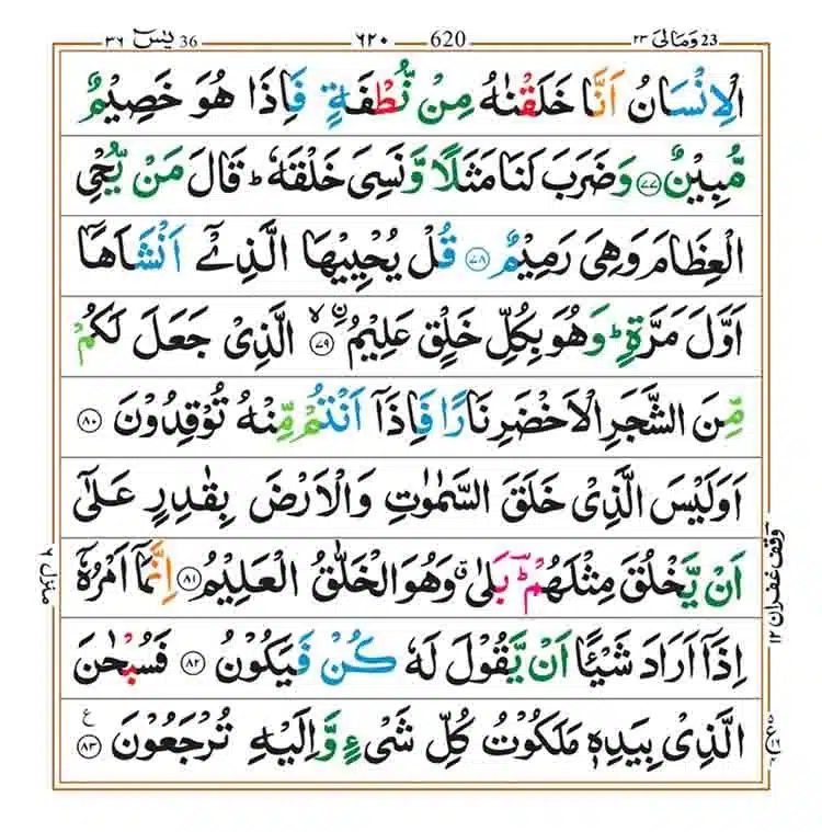 Surah Yasin Page 8