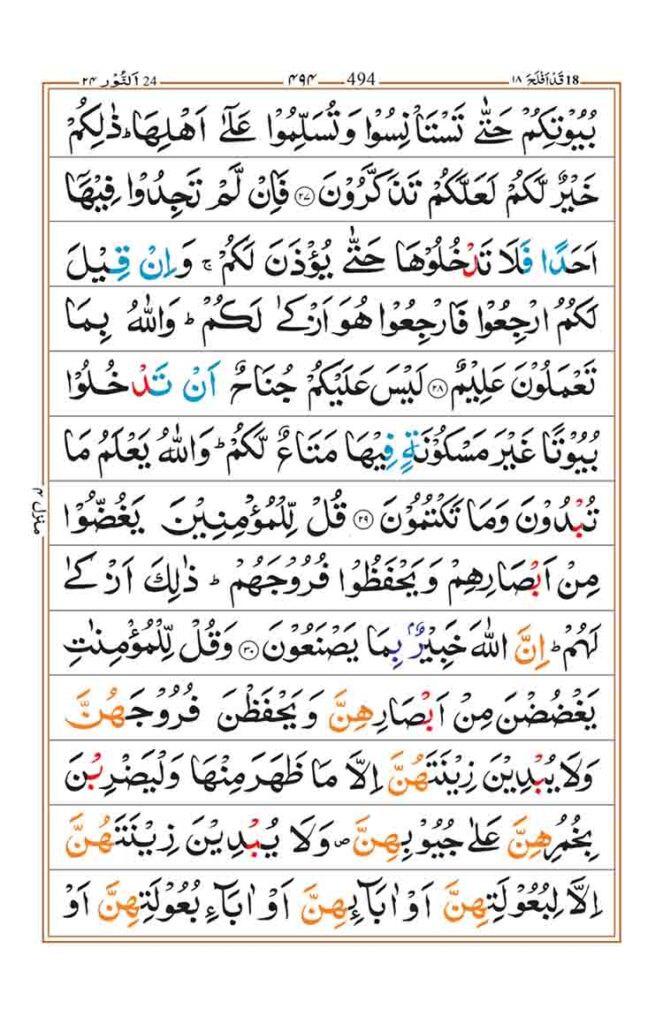 Surah an Nur page 6