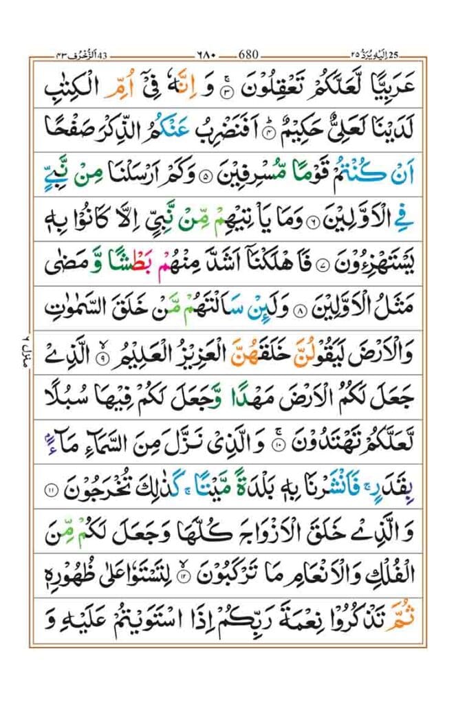 Surah az Zukhruf page 2