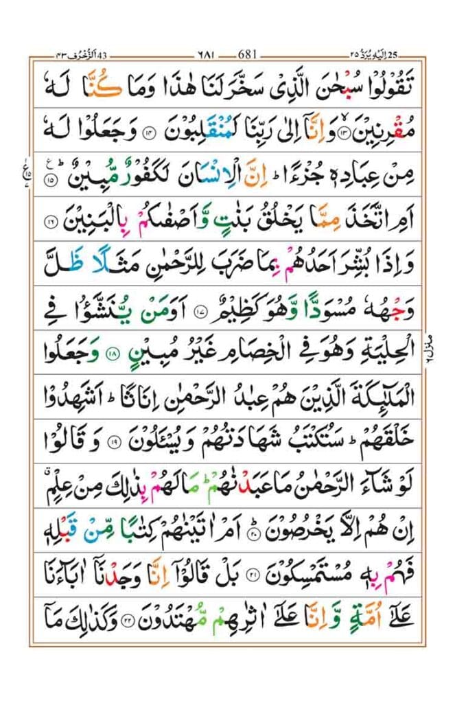 Surah az Zukhruf page 3
