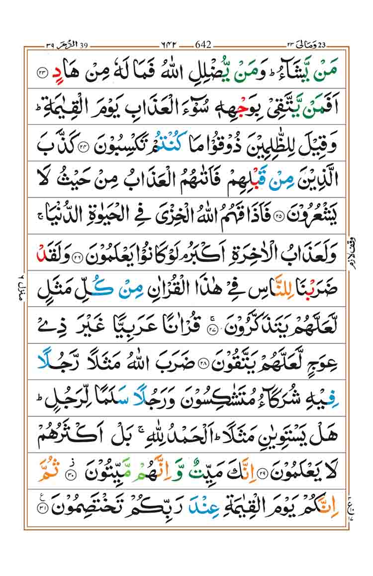 Surah az Zumar Page 6