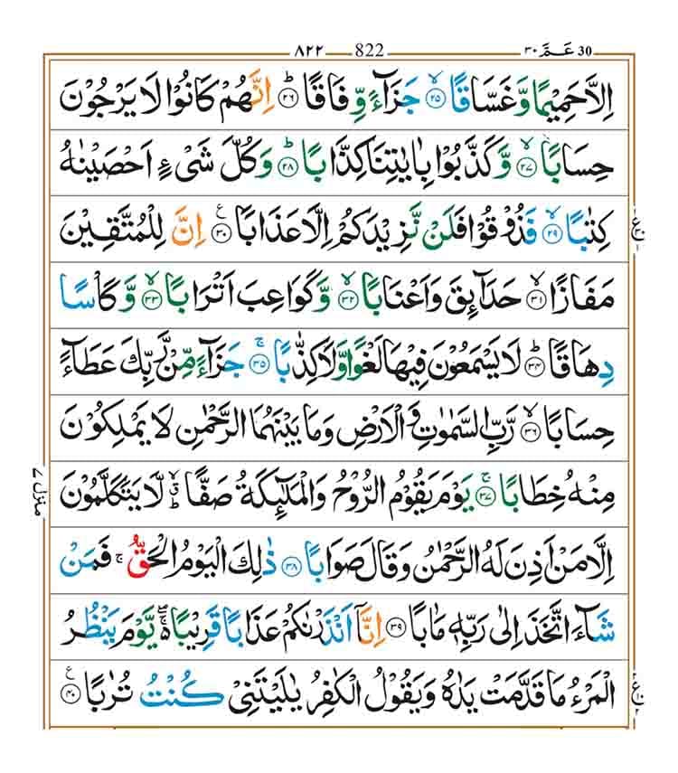 surah an naba Page 2